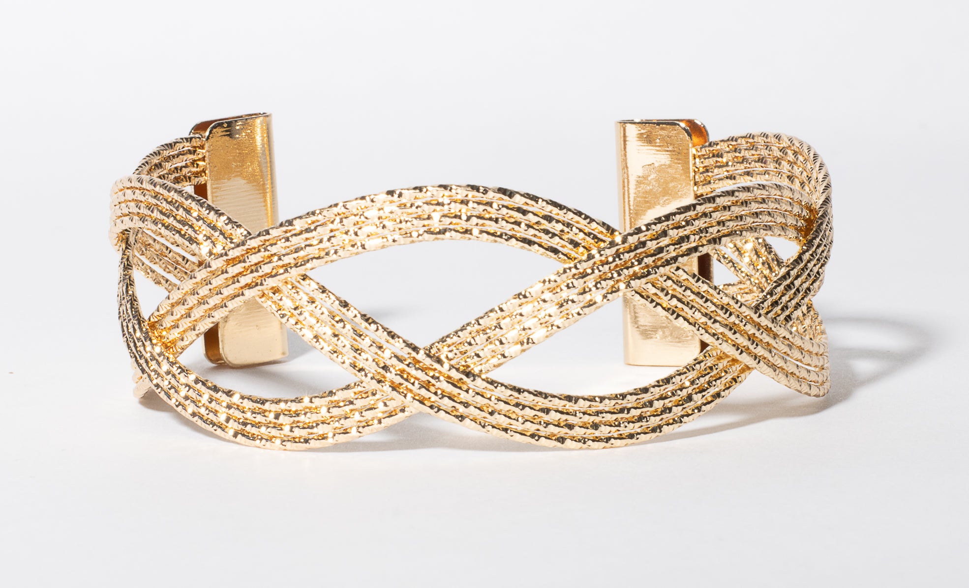 Golden Hollow Bangle