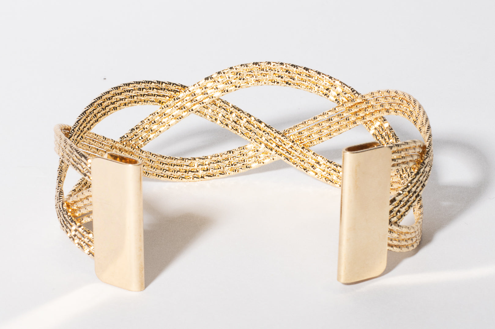 Golden Hollow Bangle