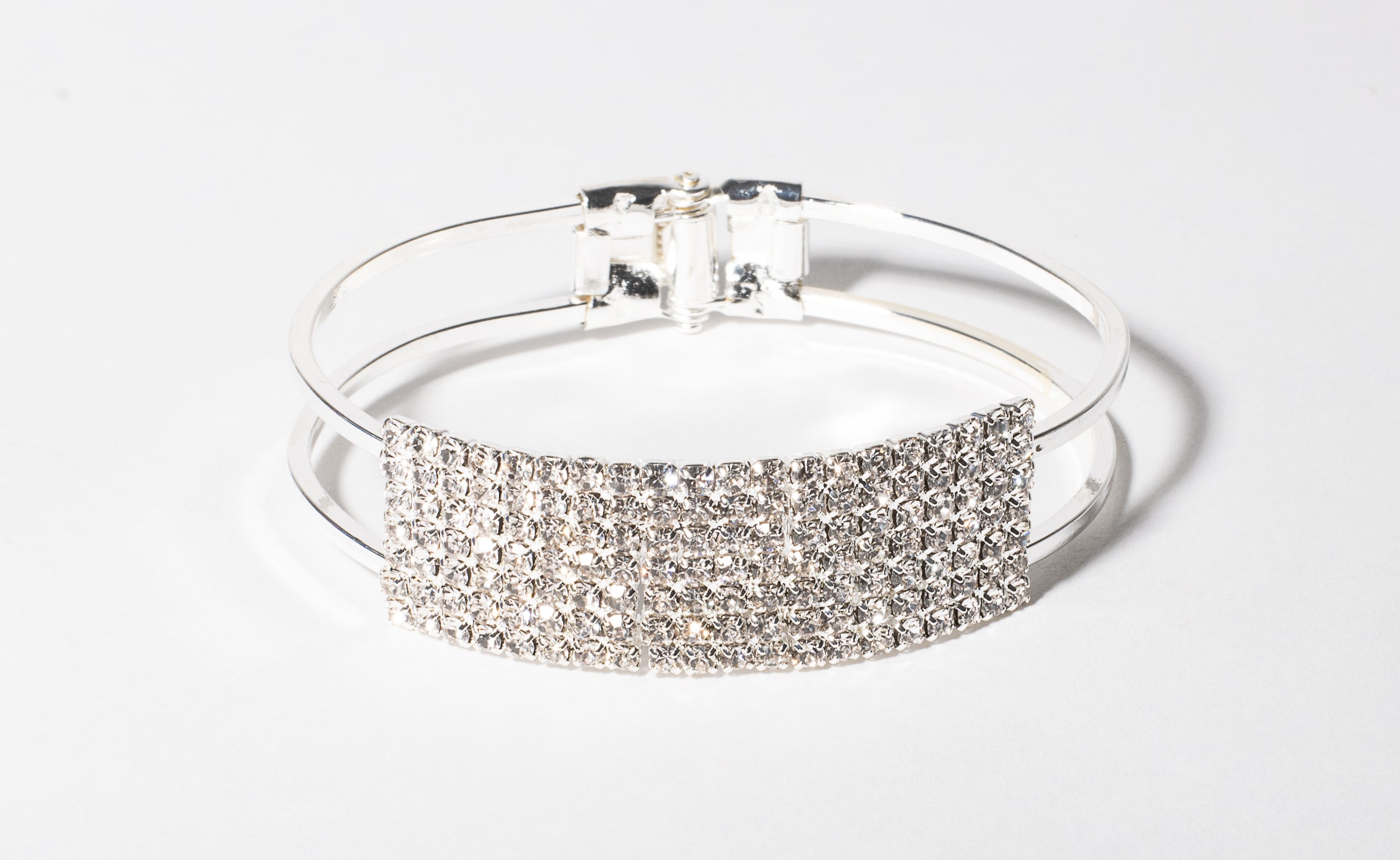 Silver Rhinestone Bracelet