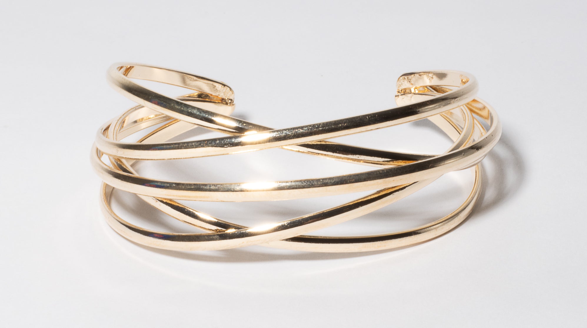 Gold Geo Bangle