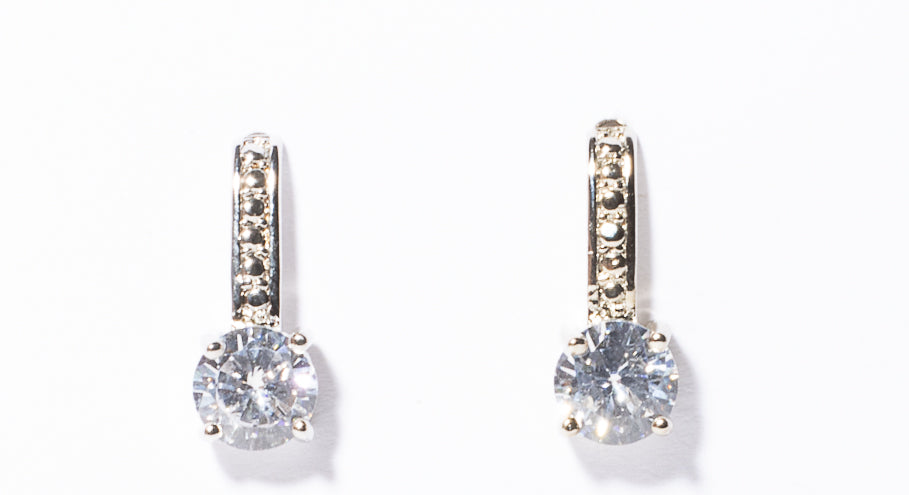 Zircon Drop Earrings