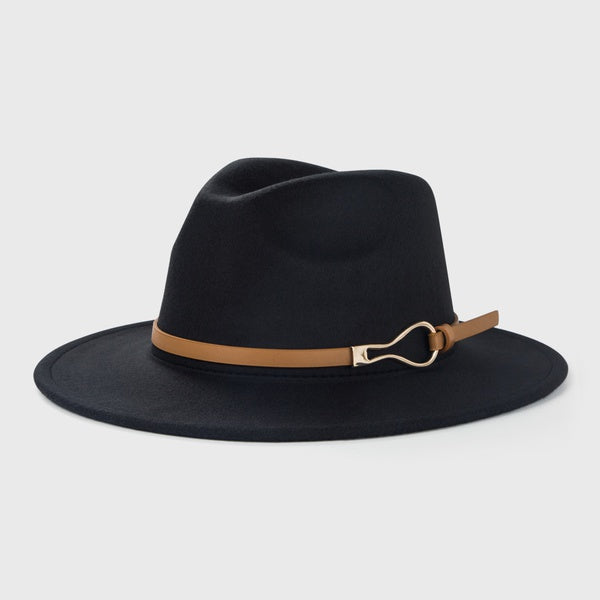 Black Retro Fedora