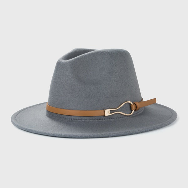 Gray Retro Fedora