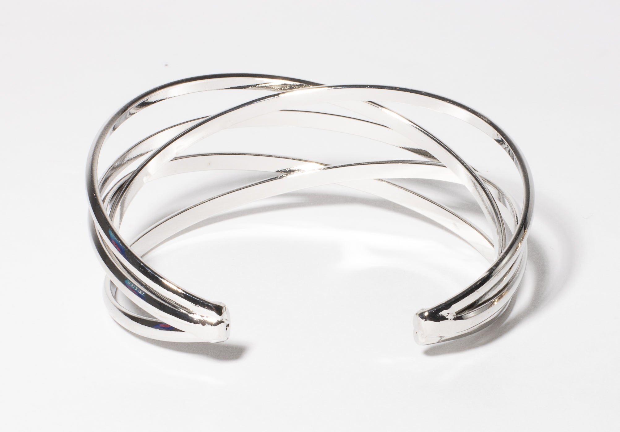 Silver Geo Bangle