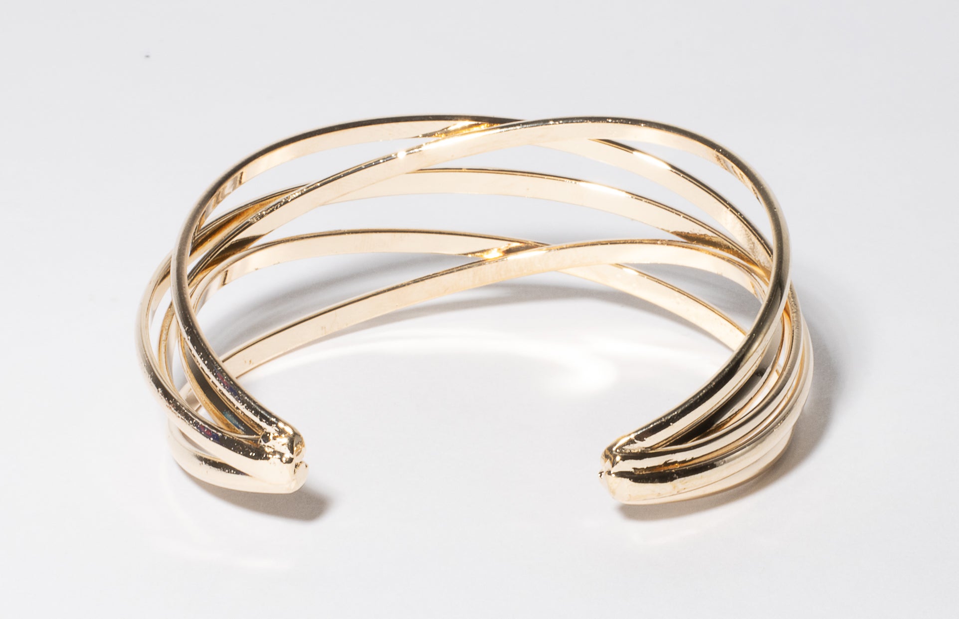 Gold Geo Bangle