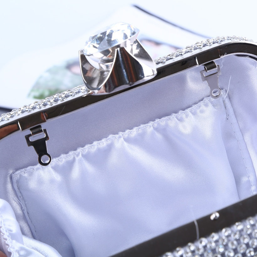 Diamond Clutch Evening Bag